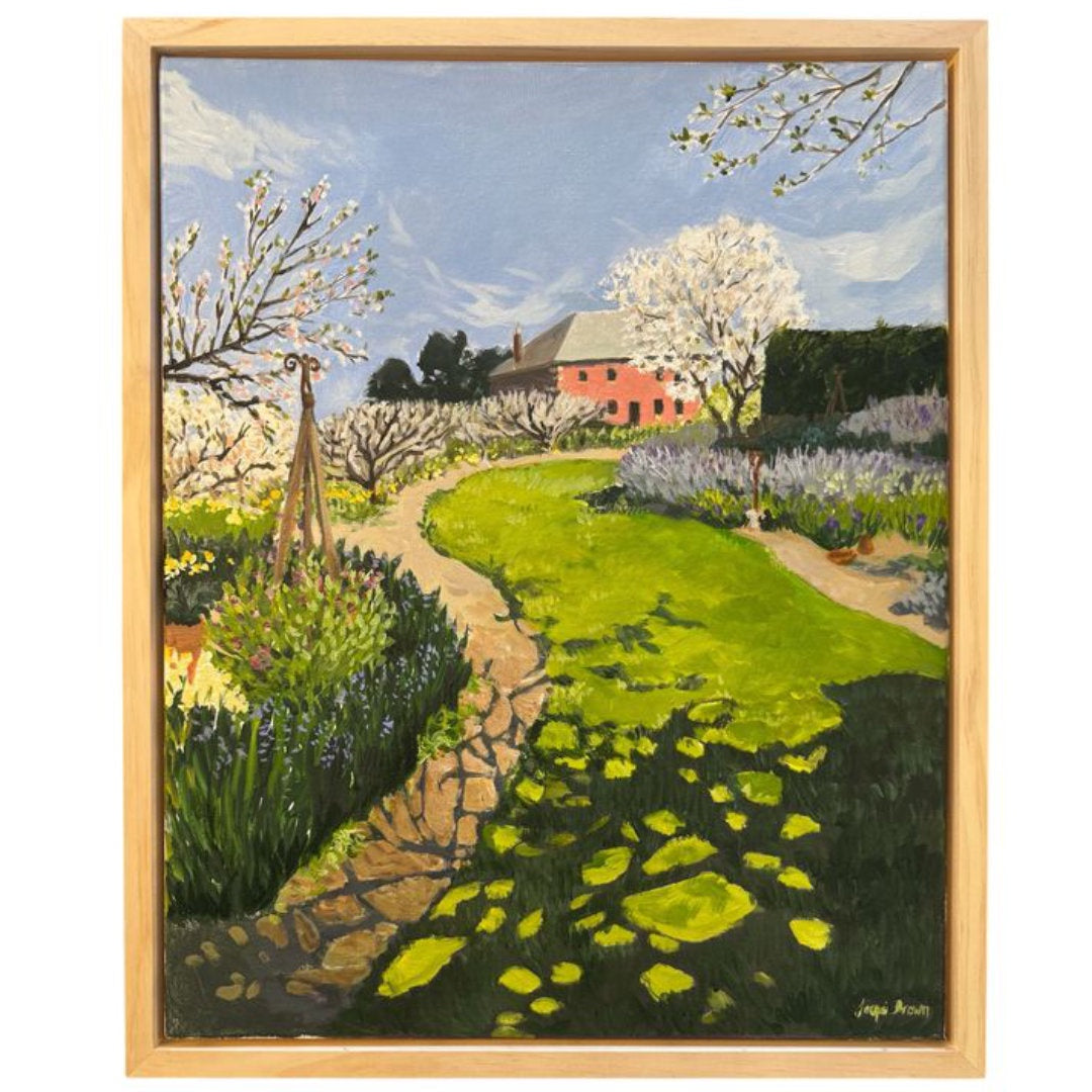 To The Maze | Framed Acrylic on Canvas | 54.5 x 44.5cm | Jacqui Brown