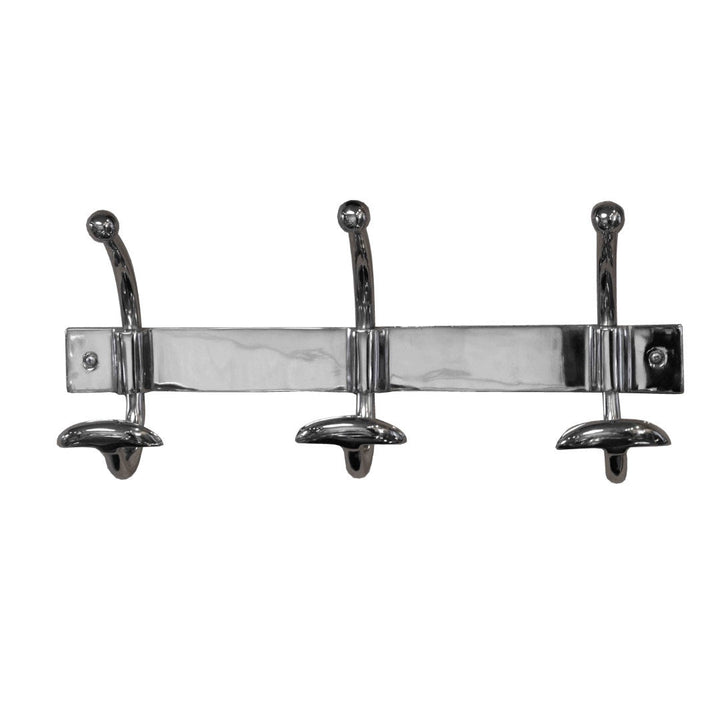 Meurice 3 Hook Rack | Nickel Finish - Suzie Anderson Home