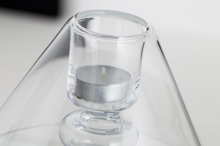 Mira Glass Candleholder | Flamant Belgium - Suzie Anderson Home