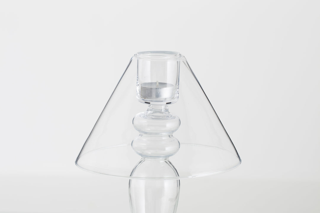 Mira Glass Candleholder | Flamant Belgium - Suzie Anderson Home