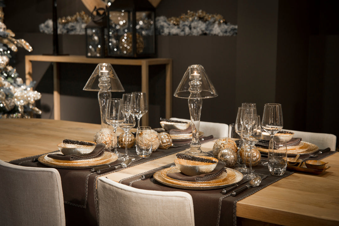 Mira Glass Candleholder | Flamant Belgium - Suzie Anderson Home