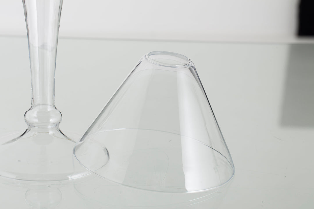 Mira Glass Candleholder | Flamant Belgium - Suzie Anderson Home