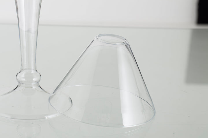 Mira Glass Candleholder | Flamant Belgium - Suzie Anderson Home