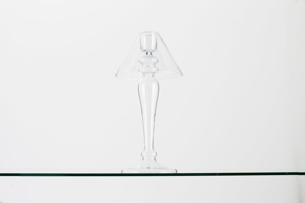 Mira Glass Candleholder | Flamant Belgium - Suzie Anderson Home