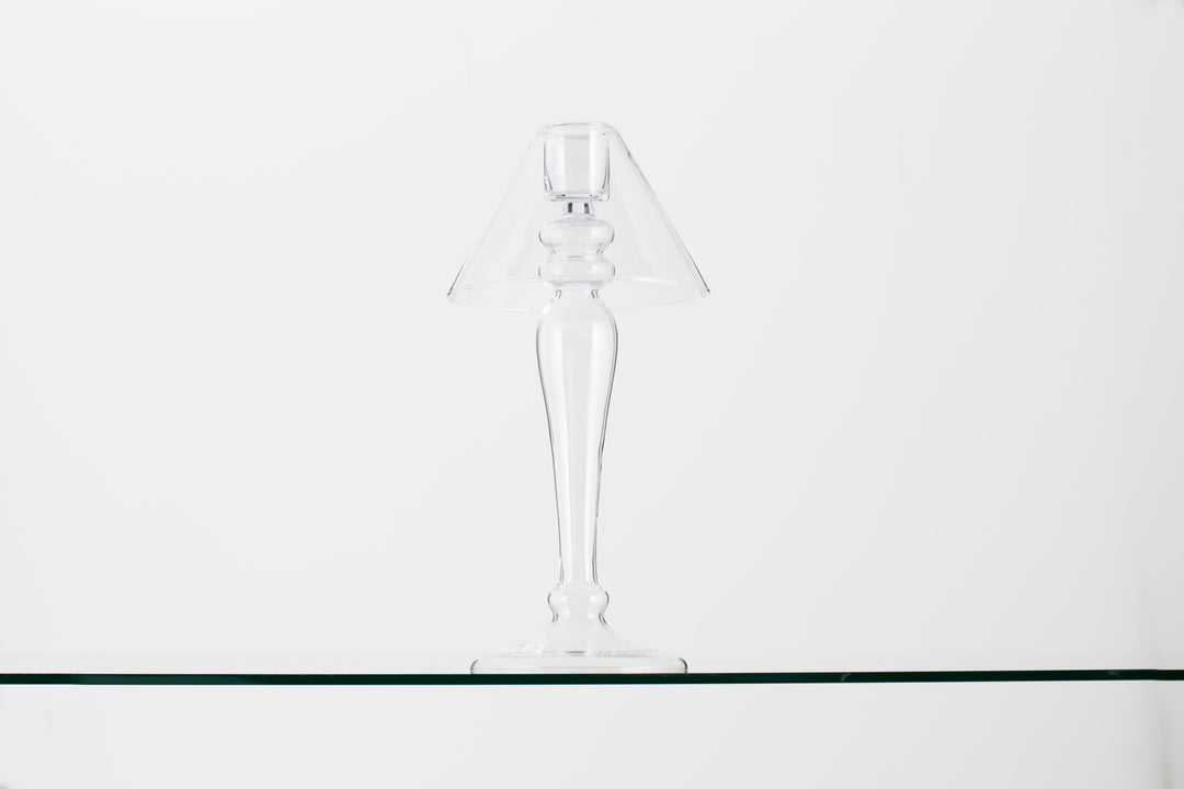 Mira Glass Candleholder | Flamant Belgium - Suzie Anderson Home