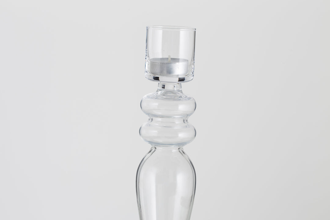 Mira Glass Candleholder | Flamant Belgium - Suzie Anderson Home