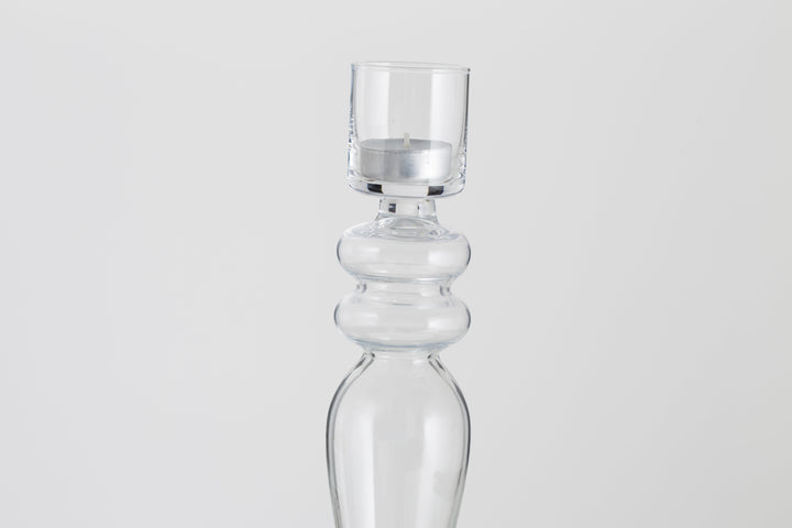 Mira Glass Candleholder | Flamant Belgium - Suzie Anderson Home