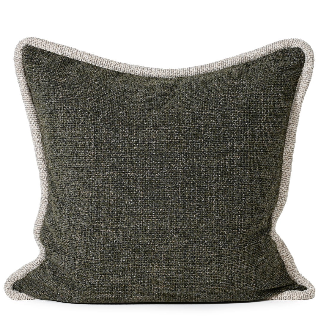 Woven Moss Cushion & Insert | 57x57cm
