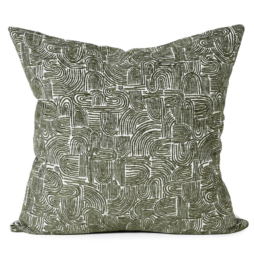 Forrest Swirl Cushion & Insert | 57x57cm