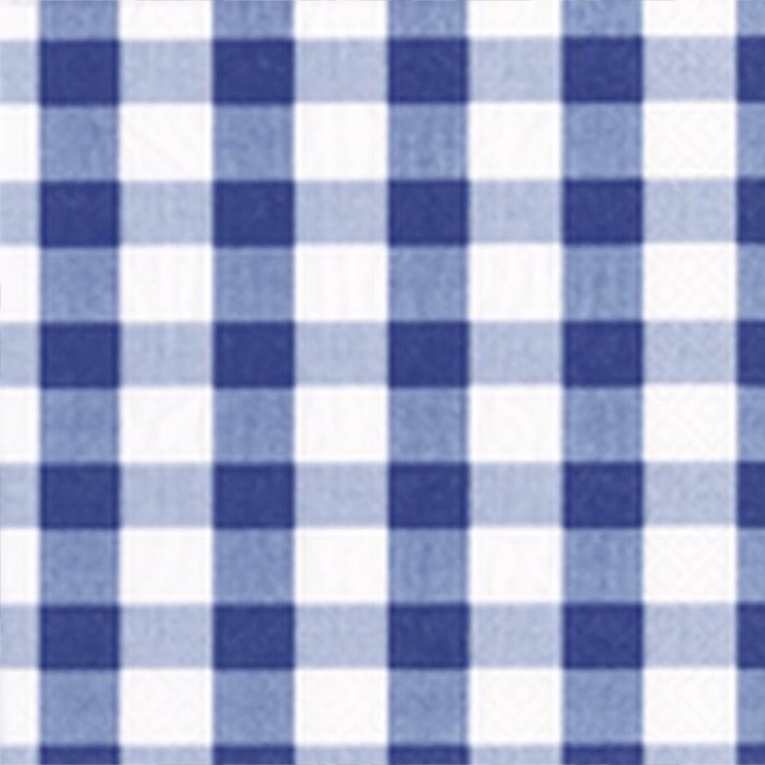 Lunch Napkin | Gingham Navy Blue | Pack of 20