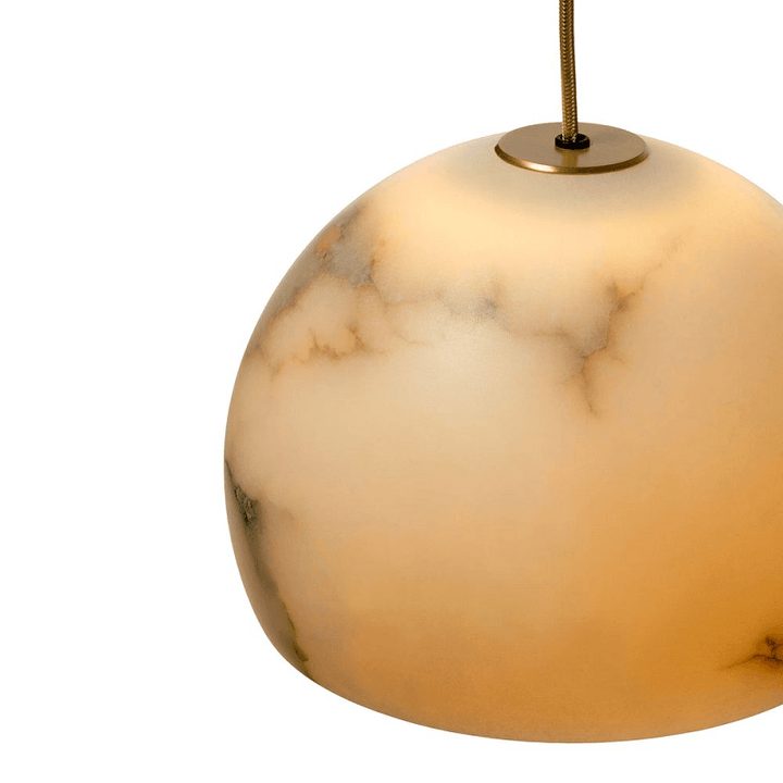 Neil Suspension Alabaster | 015 | Satin Gold | 1.7m max Cord Drop - Suzie Anderson Home