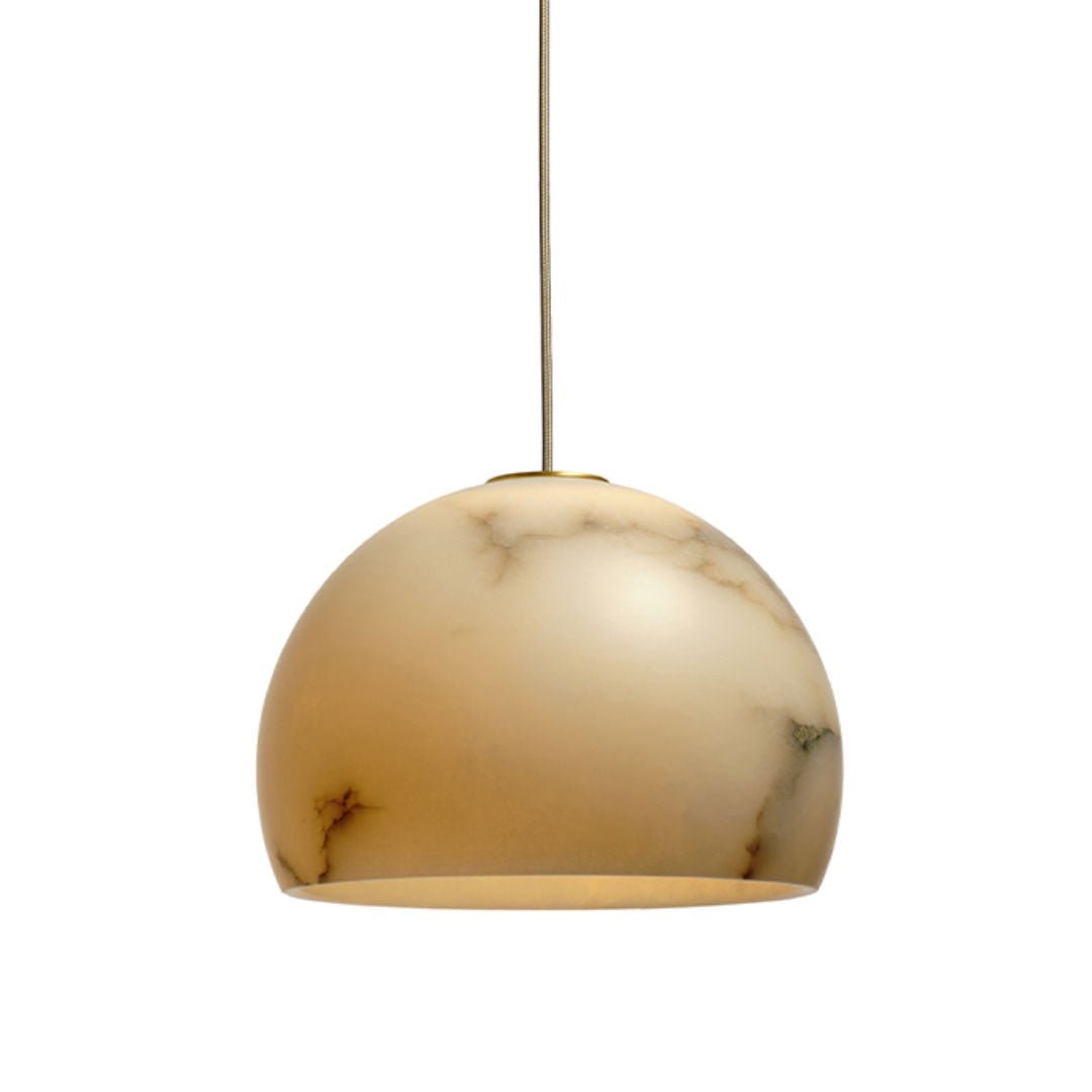 Neil Suspension Alabaster | 021 | Satin Gold | 1.7m max Cord Drop - Suzie Anderson Home
