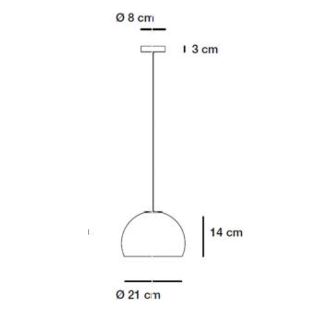 Neil Suspension Alabaster | 021 | Satin Gold | 1.7m max Cord Drop - Suzie Anderson Home