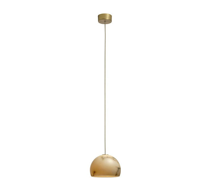 Neil Suspension Alabaster | 021 | Satin Gold | 1.7m max Cord Drop - Suzie Anderson Home
