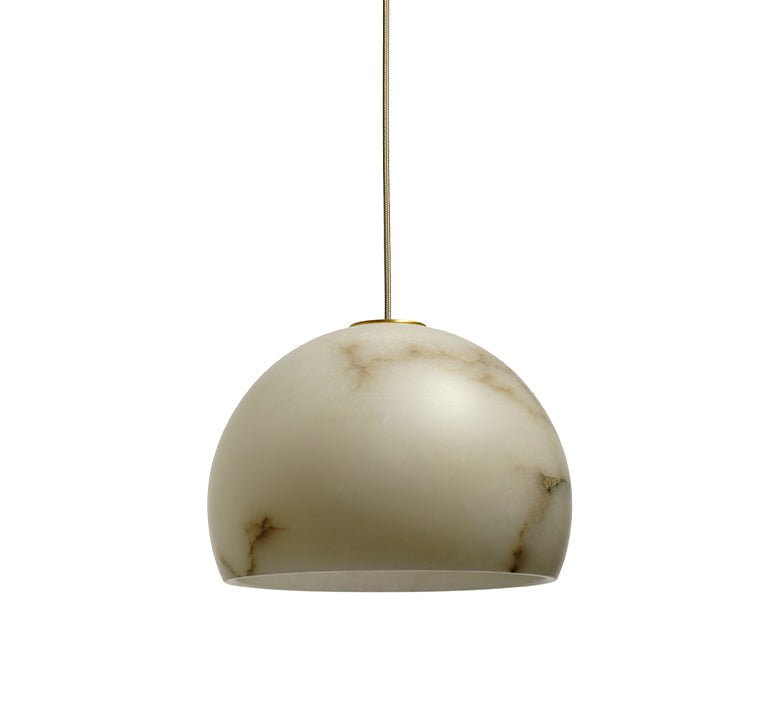 Neil Suspension Alabaster | 021 | Satin Gold | 1.7m max Cord Drop - Suzie Anderson Home
