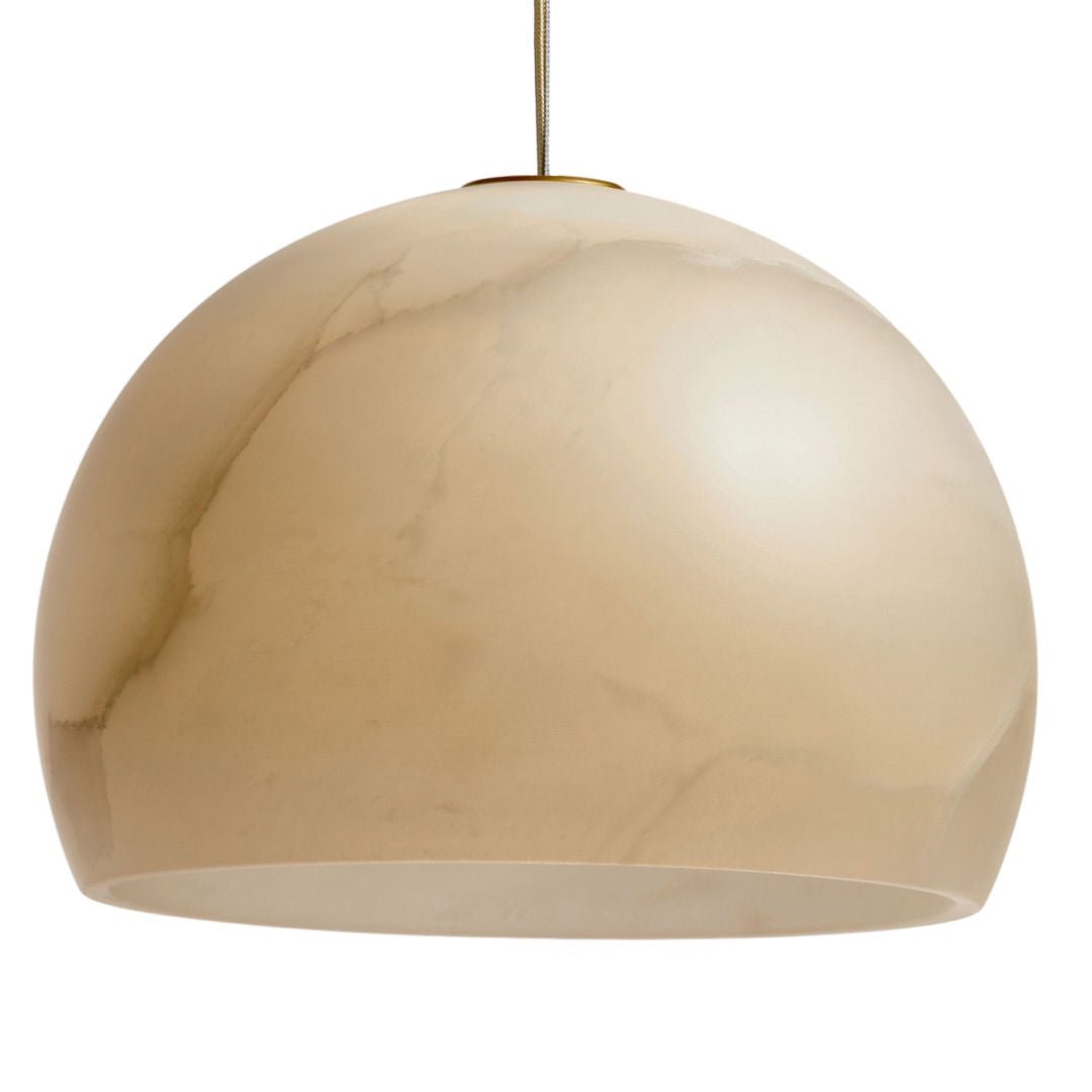 Neil Suspension Alabaster | 025 | Satin Gold | 1.7m max Cord Drop - Suzie Anderson Home