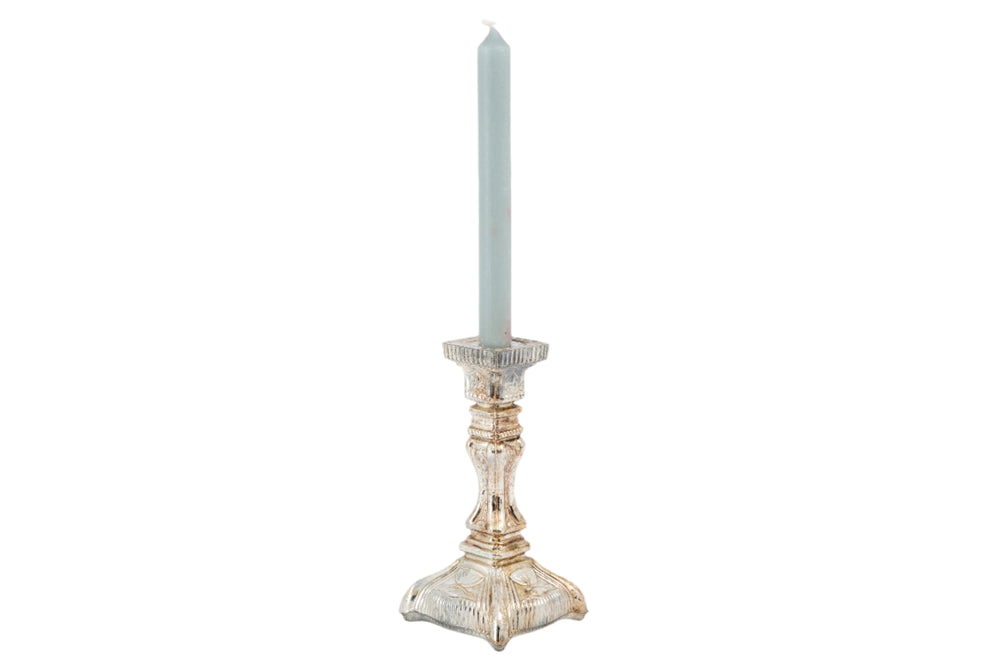Newmarch Mercury Glass Candleholder | Flamant Belgium - Suzie Anderson Home