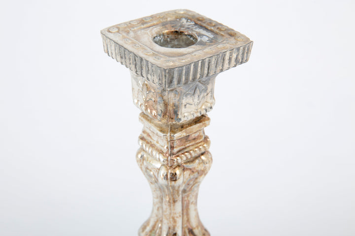 Newmarch Mercury Glass Candleholder | Flamant Belgium - Suzie Anderson Home