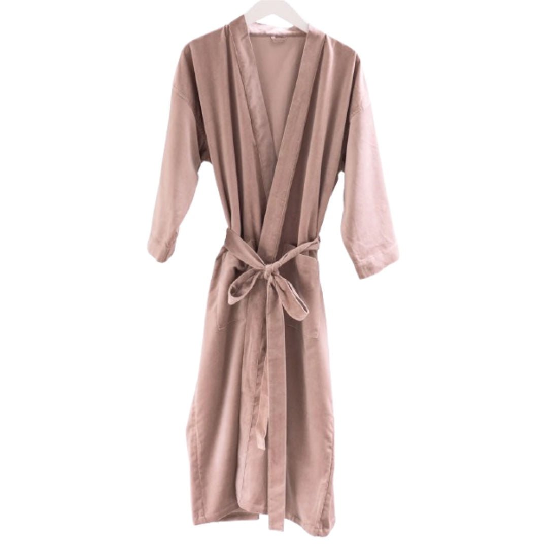 Nokori Housecoat | Pink Clay - Suzie Anderson Home