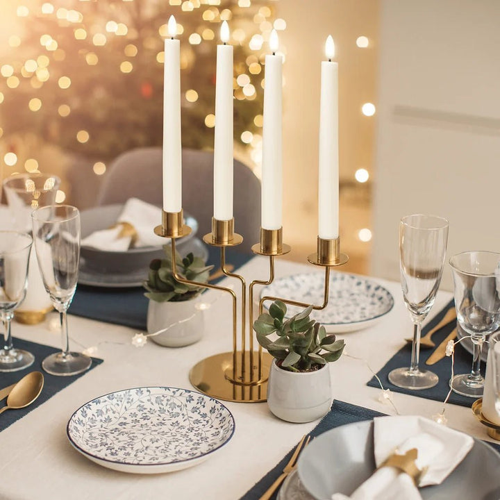 Nordic White Smooth | Taper | Remote Controllable | PAIR - Suzie Anderson Home