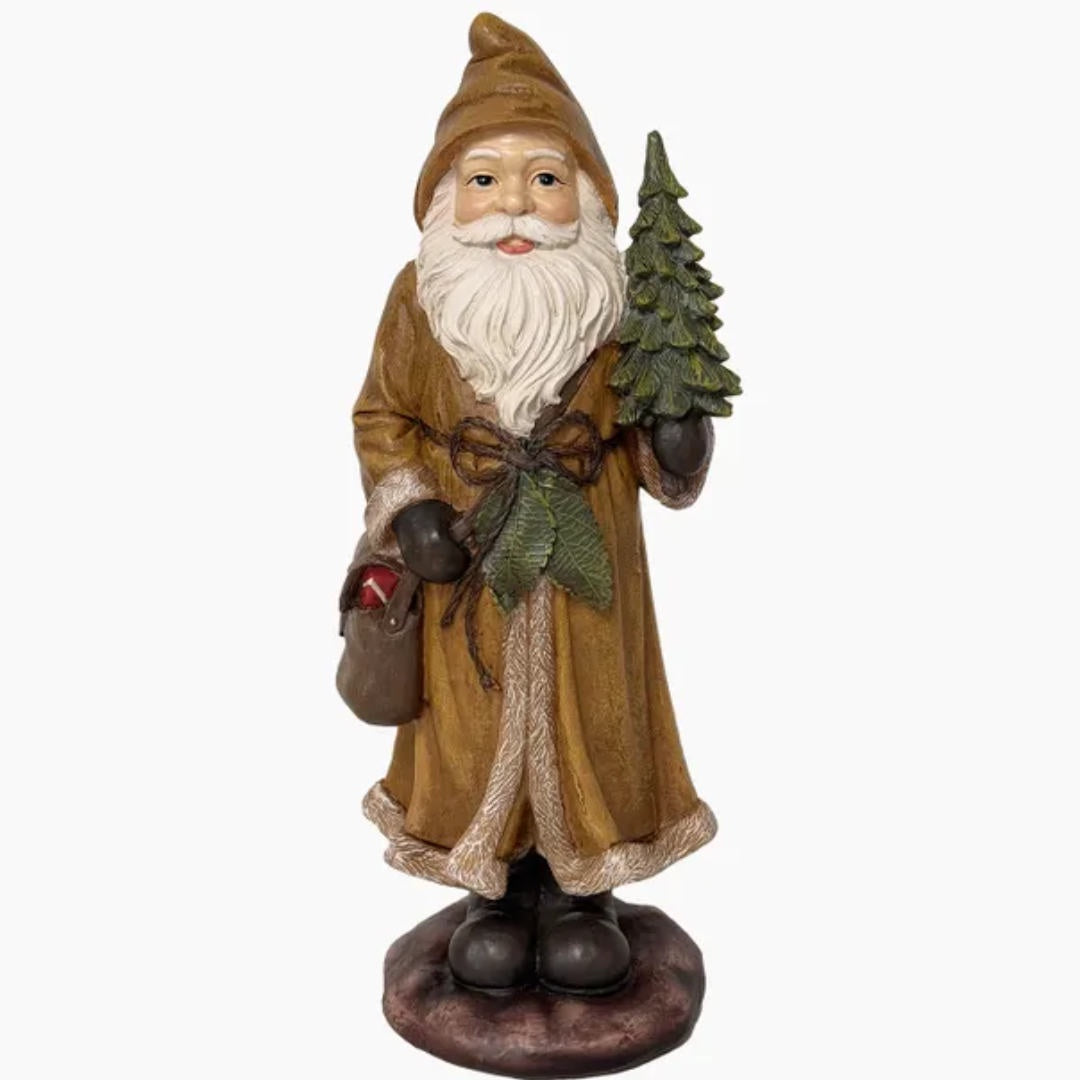 Traditional Santa with Tree