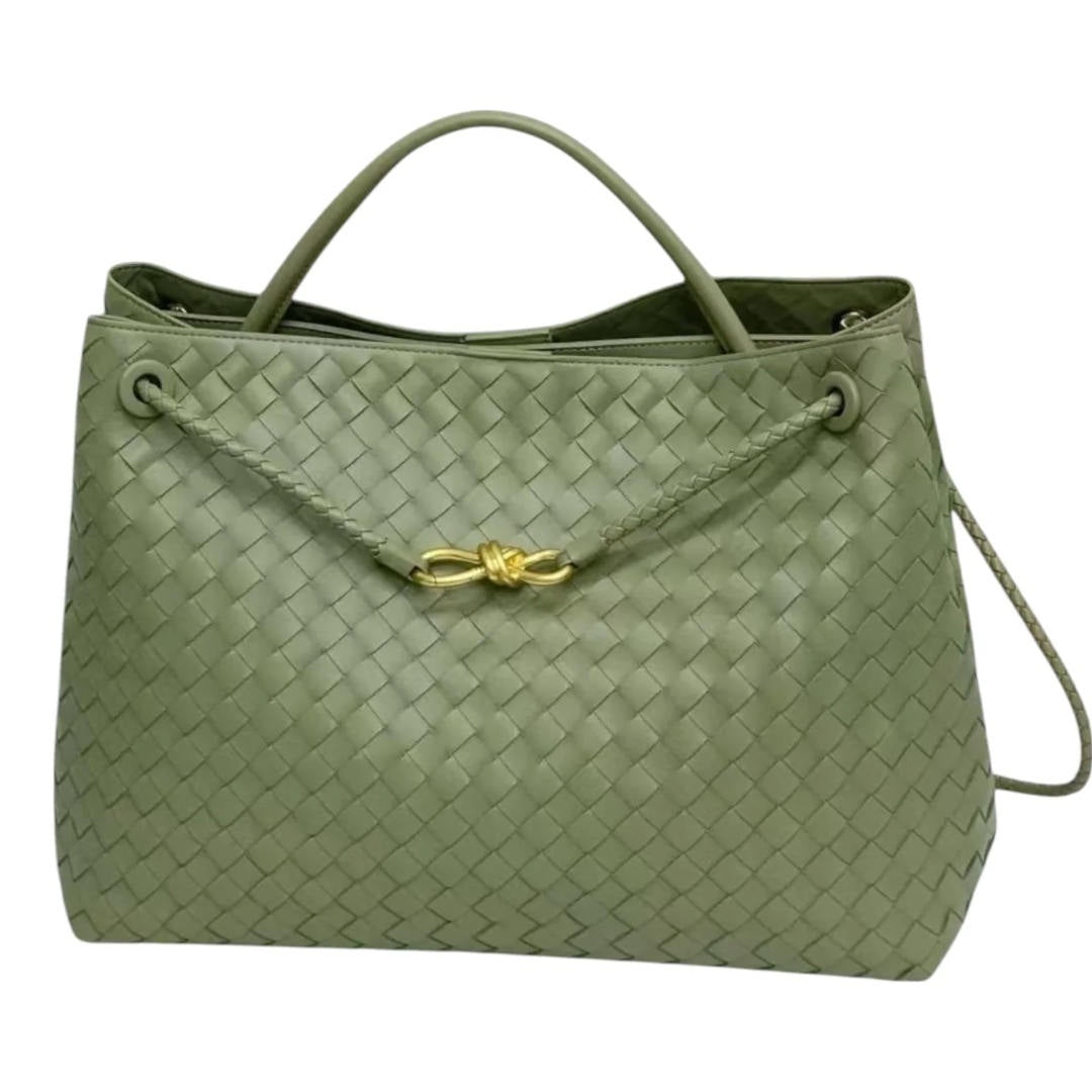 L'ora PL Leather Nubuck Large Bag | Olive