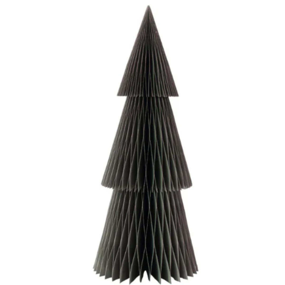 Deluxe Paper Tree Olive Green with Glitter | 95cm