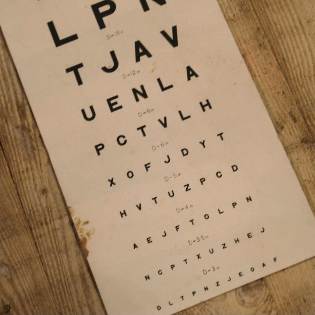Optometry Weiss Eye Test Chart - Suzie Anderson Home