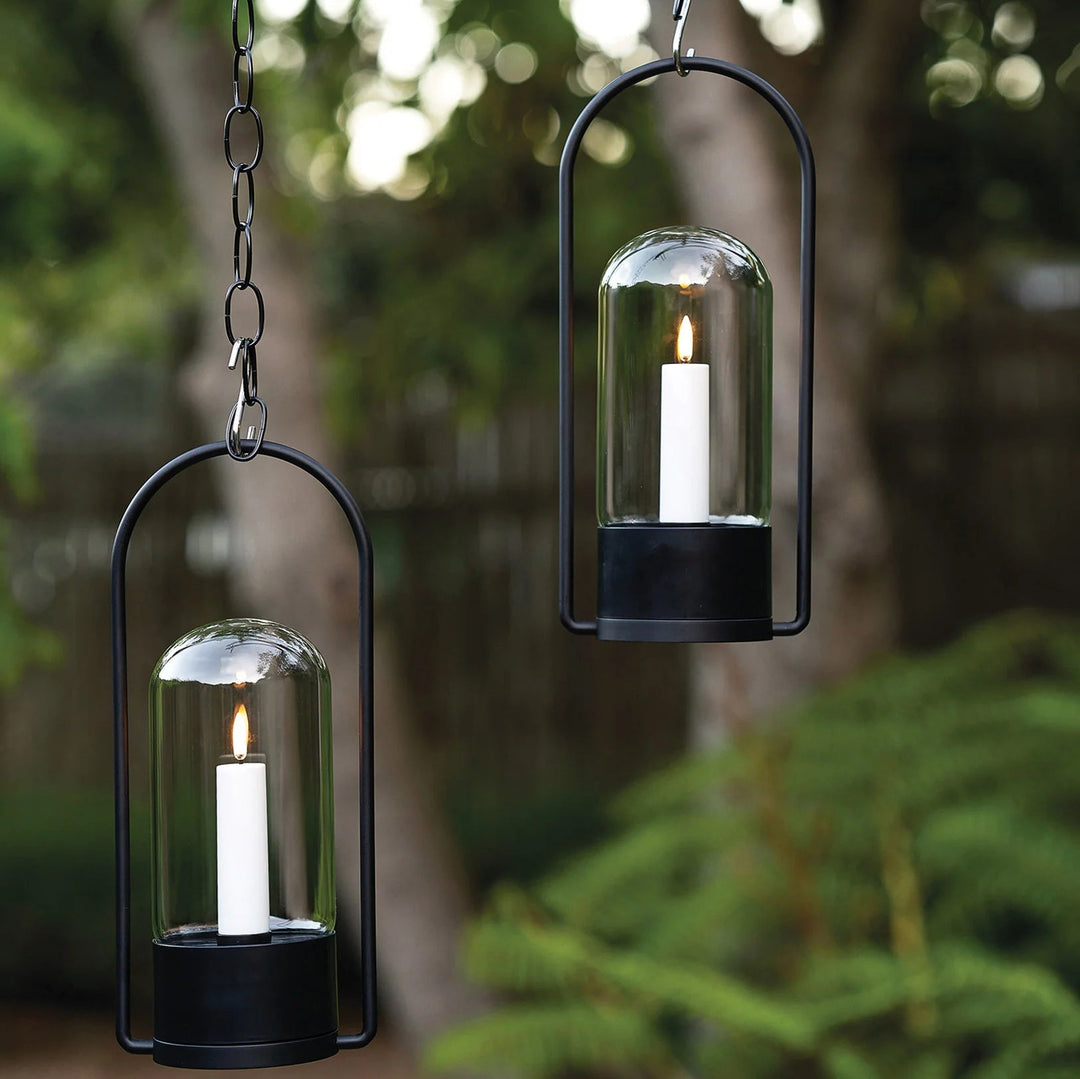 Outdoor Lantern | Glass Dome | Weather Resistant | Matte Black *NA - Suzie Anderson Home