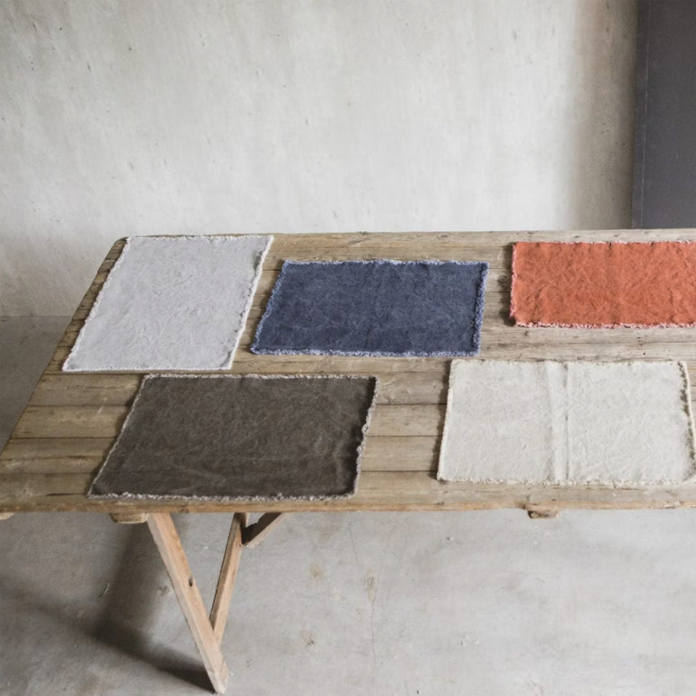 Pacific Belgian Libeco Linen Placemat | Flax - Suzie Anderson Home