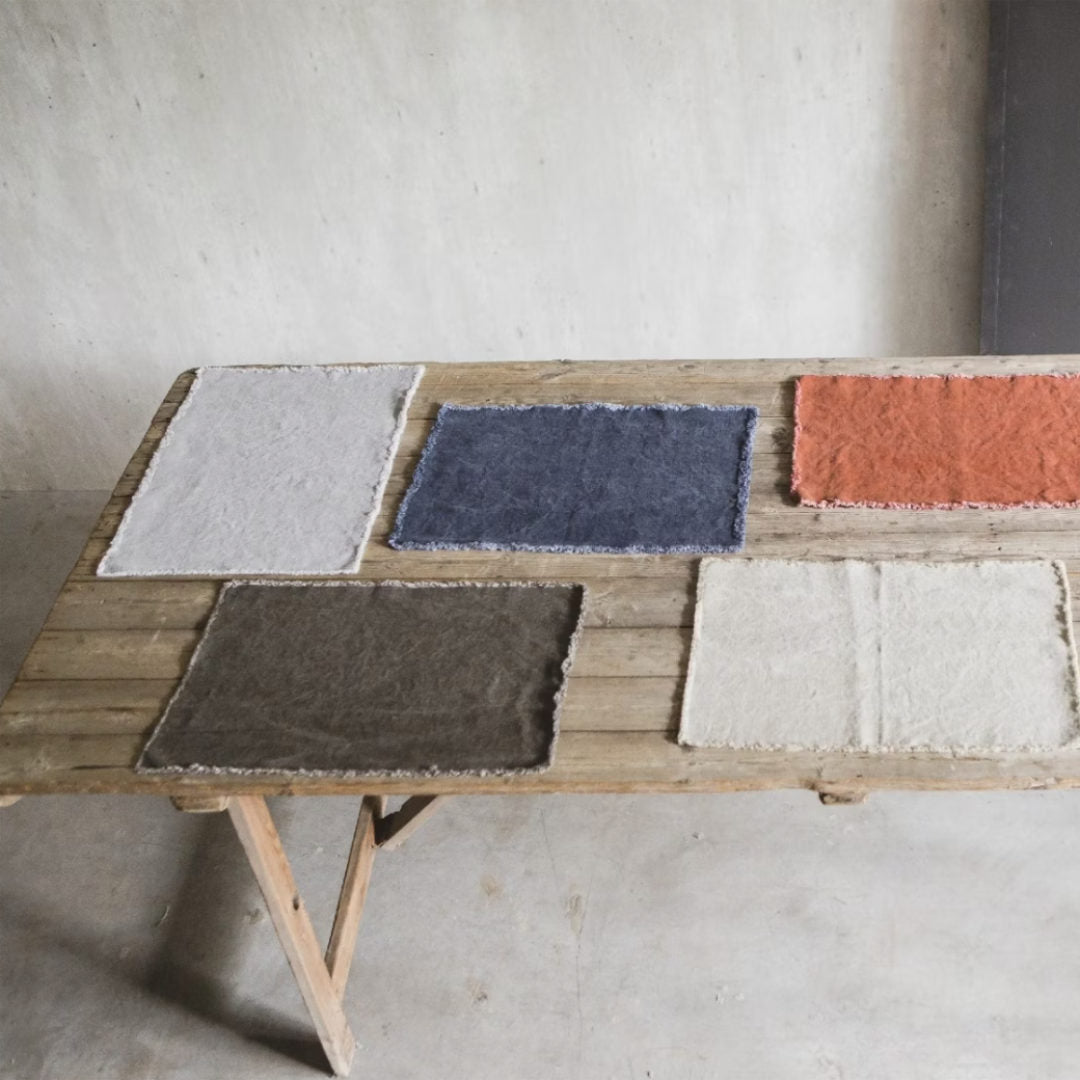 Pacific Belgian Libeco Linen Placemat | Flax - Suzie Anderson Home