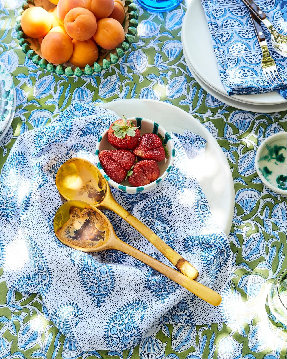 Paisley Azure Napkins | SET OF 4 - Suzie Anderson Home