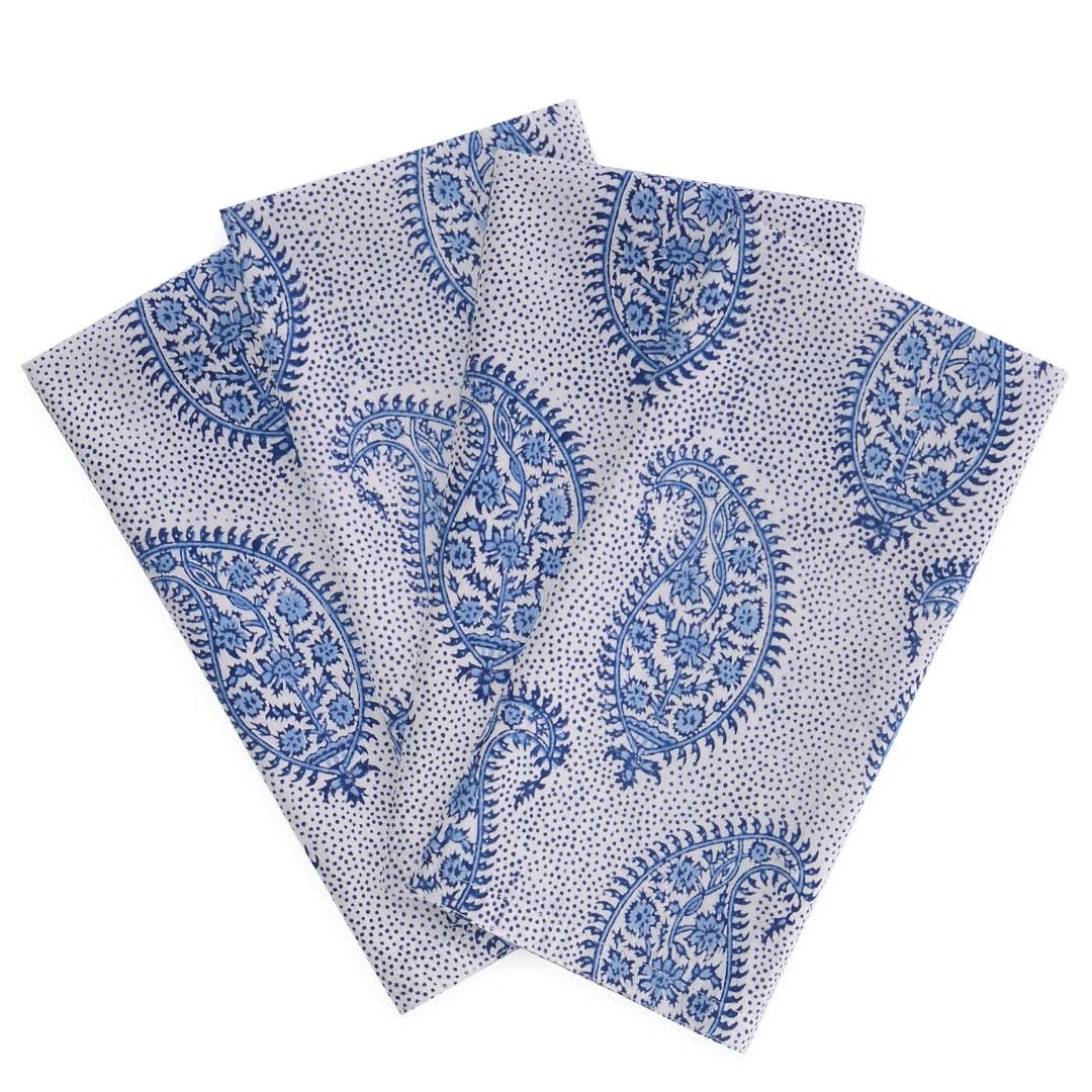 Paisley Azure Napkins | SET OF 4 - Suzie Anderson Home