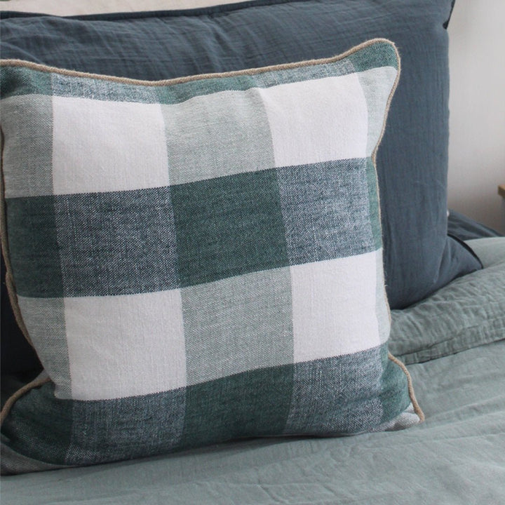 Palma Linen Cushion Cover | Celadon | 45 x 45cm - Suzie Anderson Home