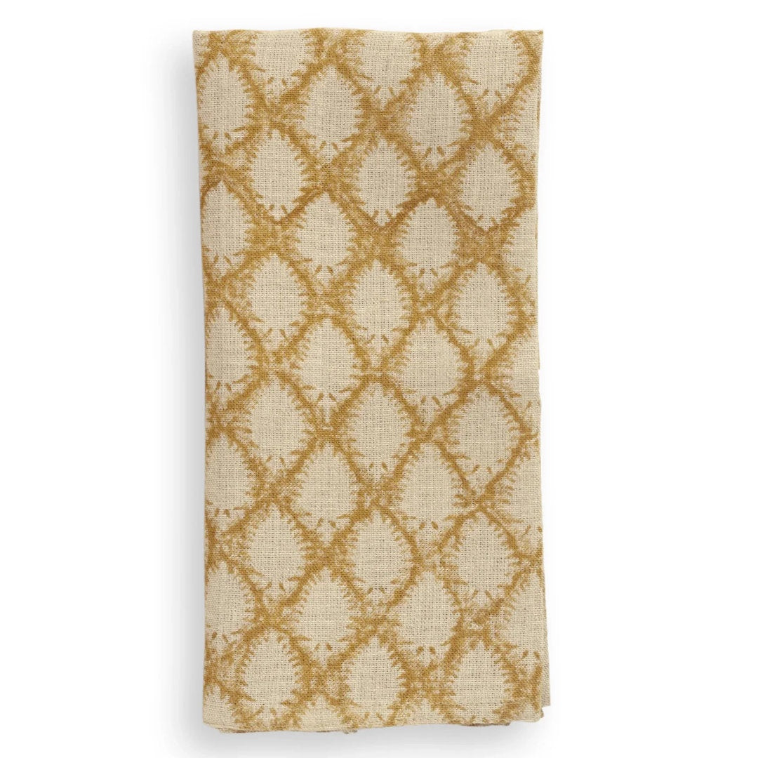 Cypress | SET OF 2 | Ochre Linen Napkin