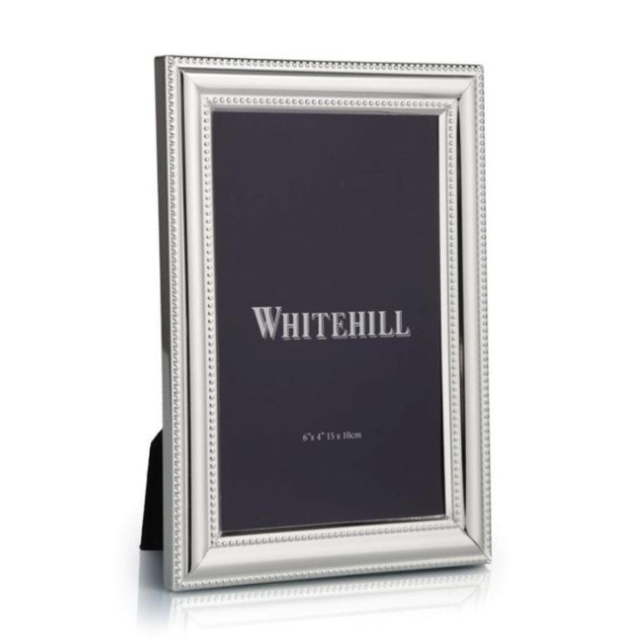 Beaded Photo Frame | Silver Plate | 10x15cm