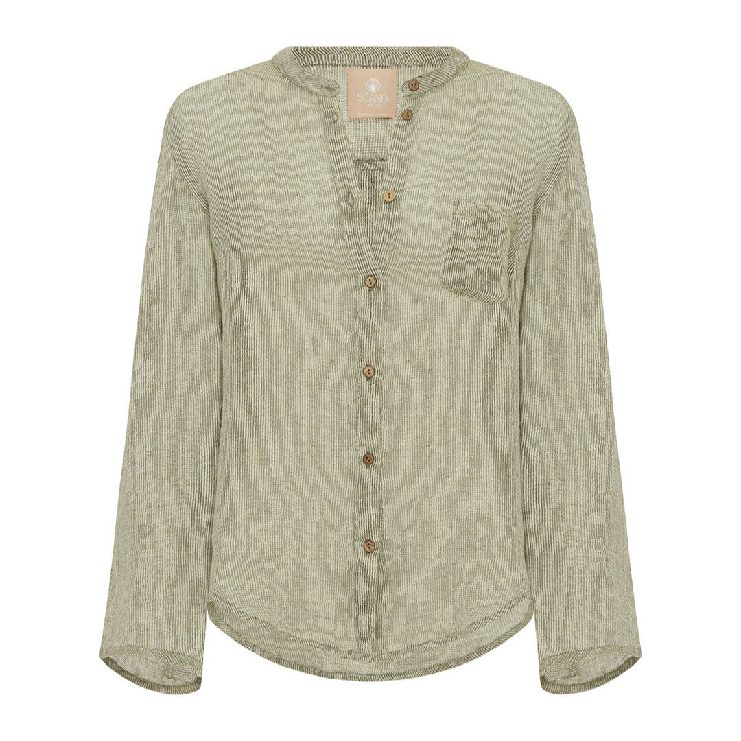 Scandi | Piper Linen Shirt | Natural