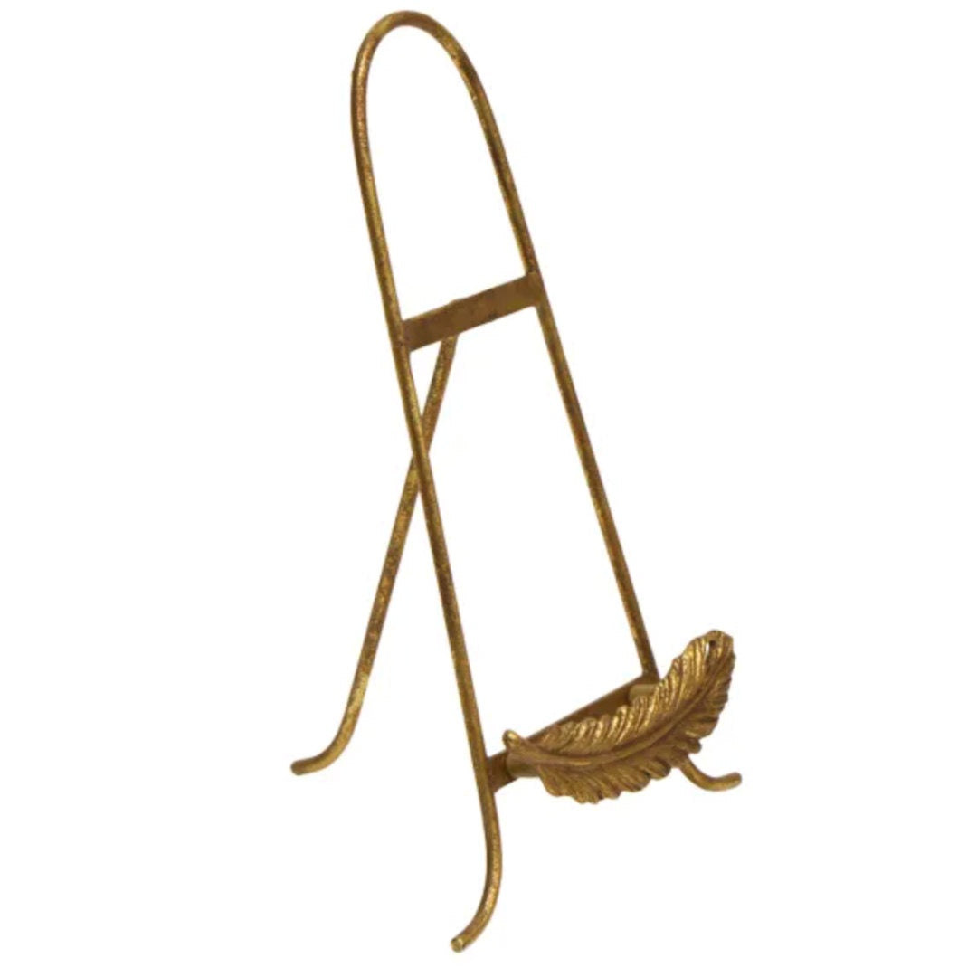 Golden Feather Plate Stand