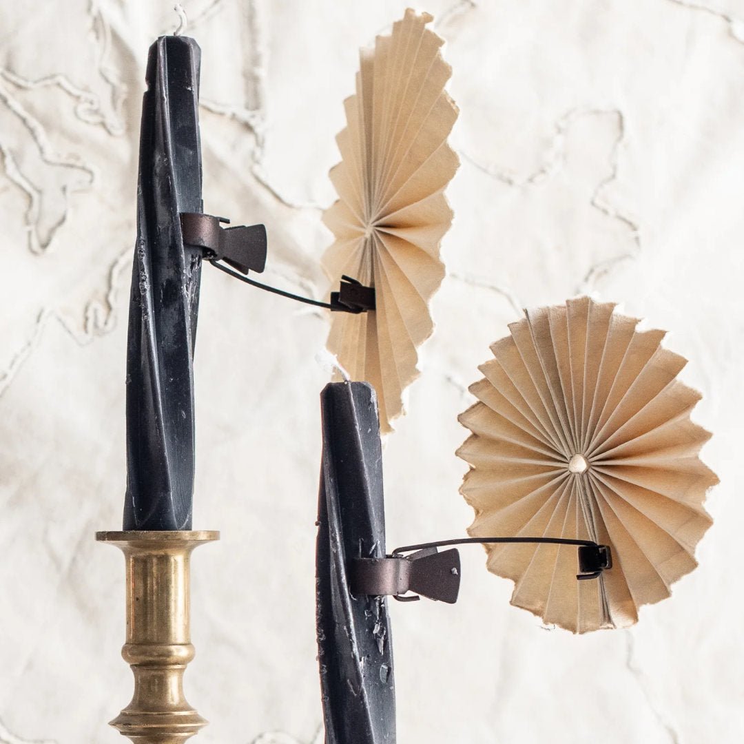 Pleated Candle Shade with Clip - Suzie Anderson Home