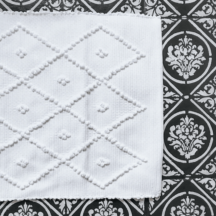 Portuguese Diamond Bath Mat - Suzie Anderson Home