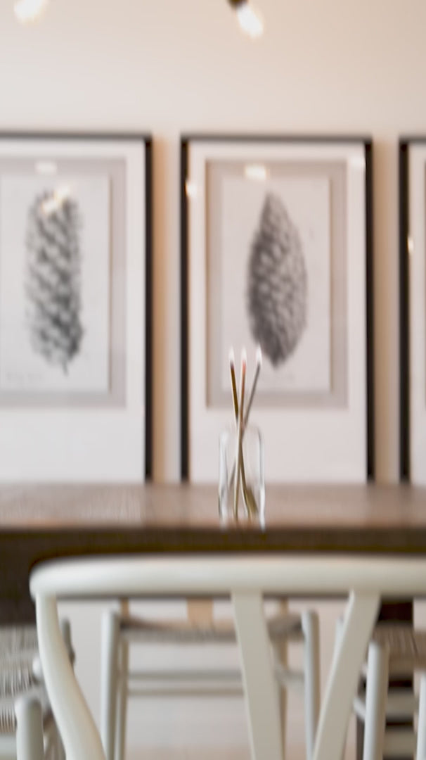 Everlasting Black Candle Pack of 3