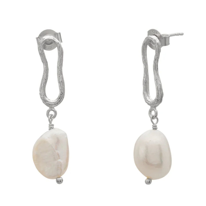 Eterna Baroque Pearly Earrings | Sterling Silver