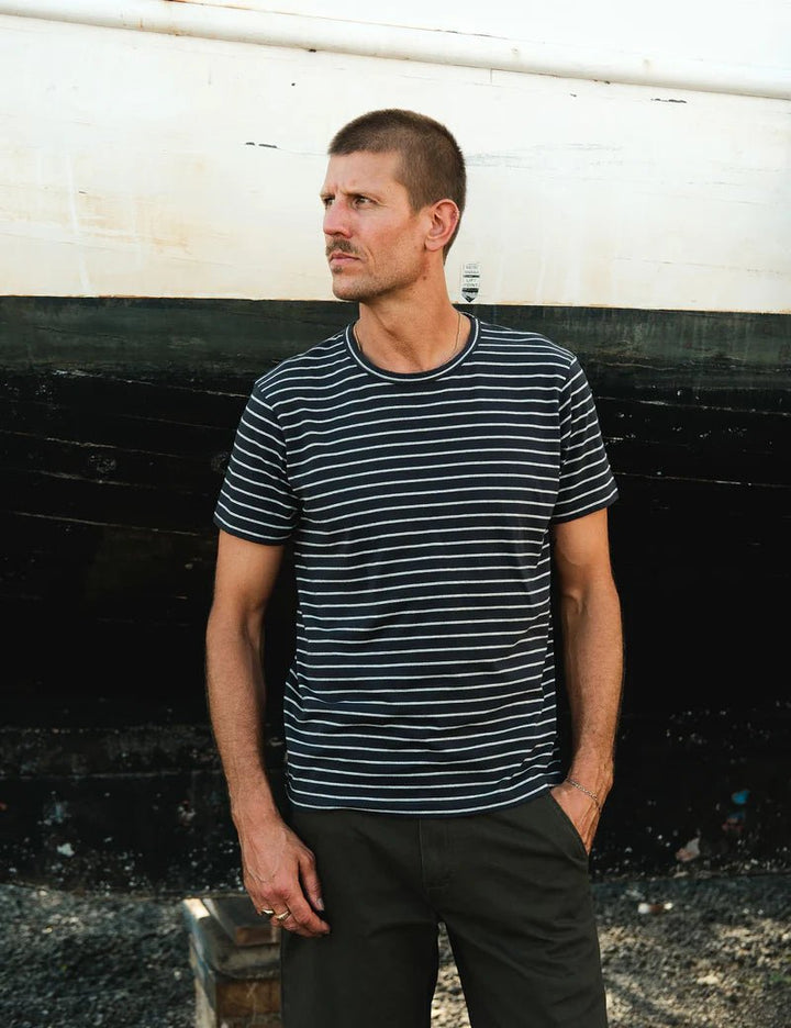 Simple | Breton Stripe Tee | Navy - Suzie Anderson Home