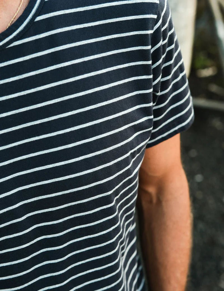 Simple | Breton Stripe Tee | Navy - Suzie Anderson Home