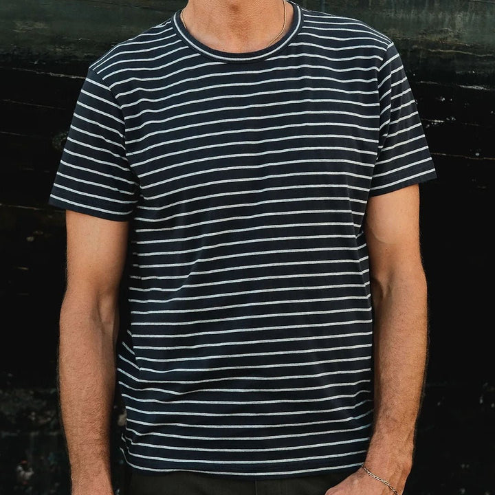Simple | Breton Stripe Tee | Navy - Suzie Anderson Home