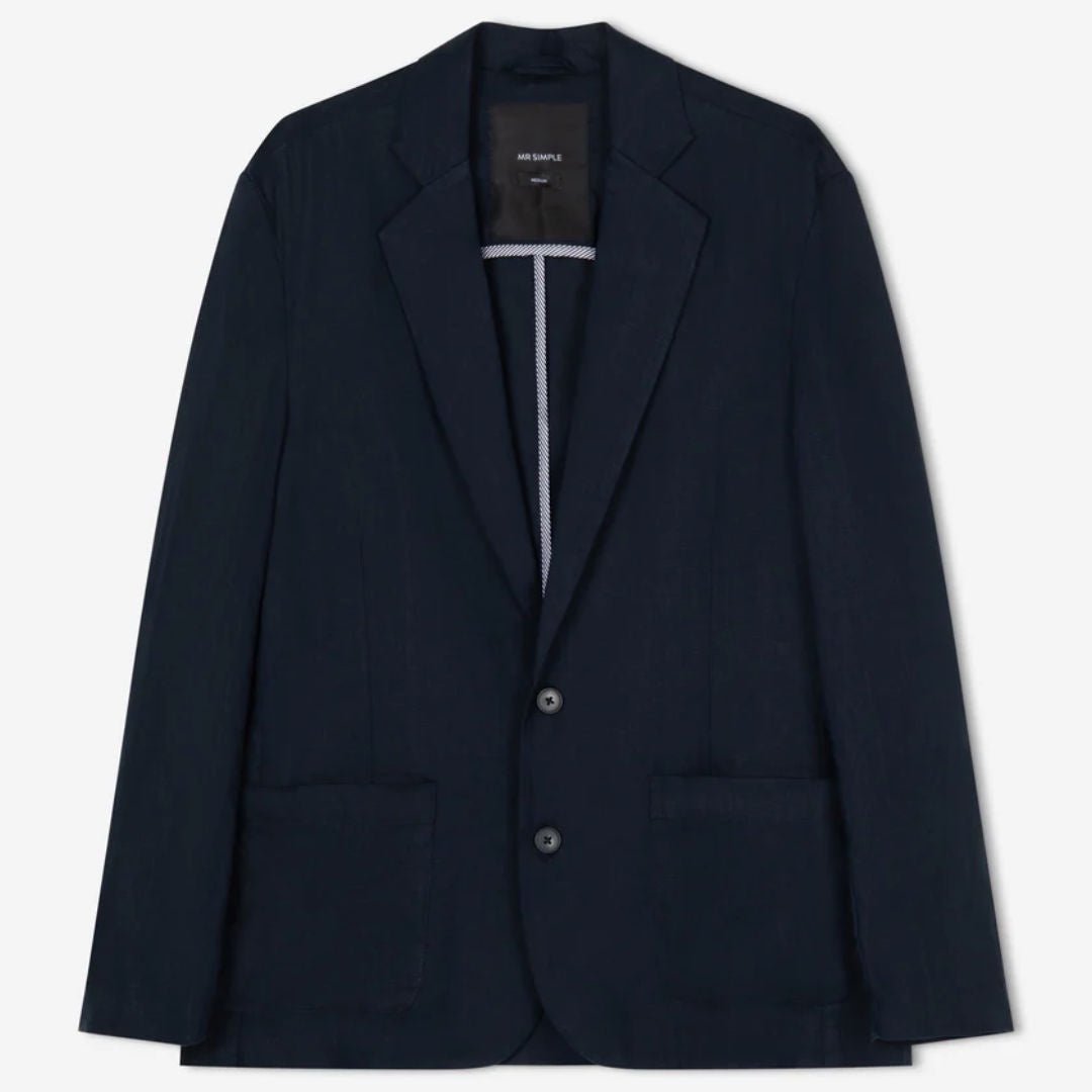 Simple | Gatsby Blazer | Navy - Suzie Anderson Home