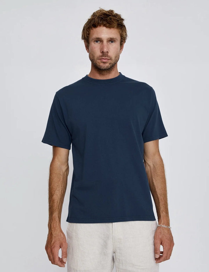 Simple | Heavy Weight T-shirt | Navy - Suzie Anderson Home