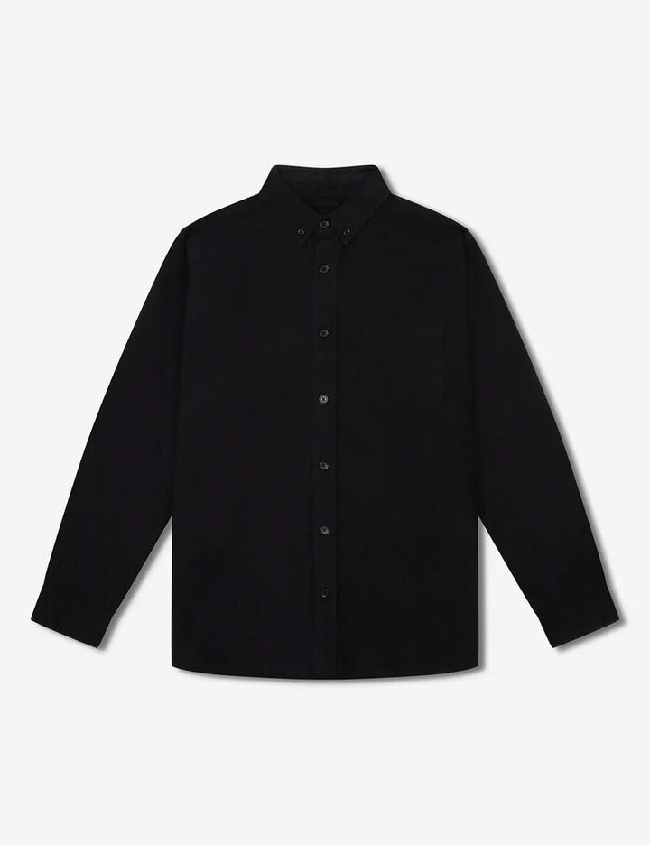 Simple | Oxford Long Sleeve Shirt | Black - Suzie Anderson Home