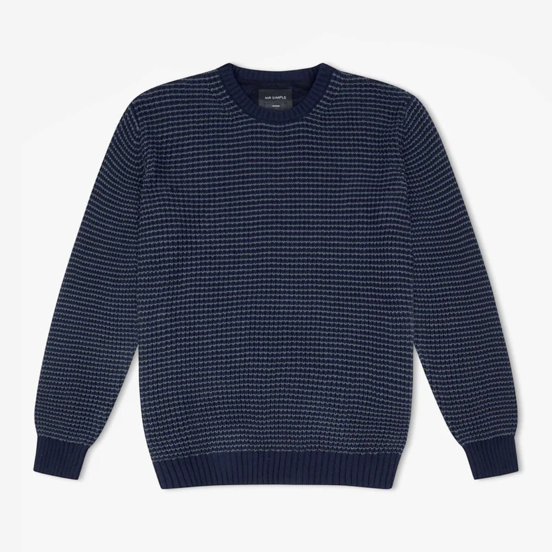 Simple | Sailor Knit | Navy/Graphite - Suzie Anderson Home