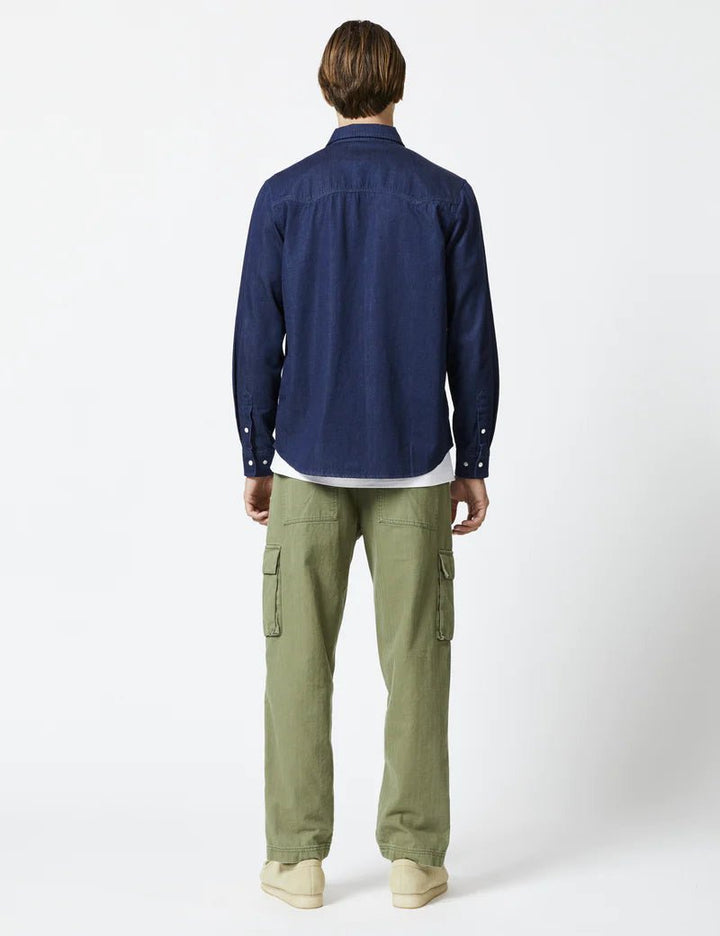 Simple | Western Long Sleeve Shirt | Raw Blue - Suzie Anderson Home